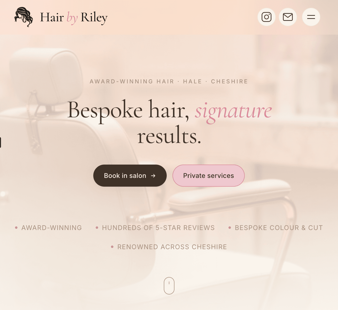 Hair by Riley — bespoke hair salon