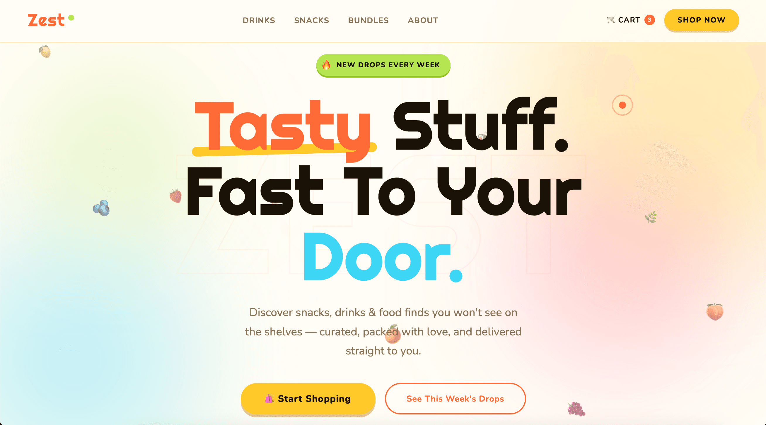 Zest — food delivery platform
